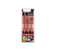 Alpen 100803100 "Profi Multicut" ATM Hex Tungsten Carbide Multi Purpose Drill Bits, Orange/Silver, 5/6/8 mm, Set of 3 Piece