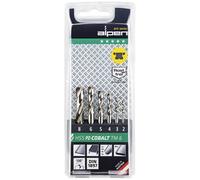 Alpen 100906100 Metal Twist Drill Set: 6piece Cobalt For Hard Mate...