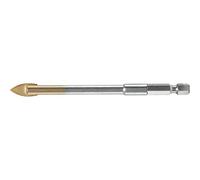 Alpen 28900600100 Tungsten Carbide Glass Hex Drill Bits, Grey, 6 mm