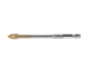 Alpen 28901000100 Tungsten Carbide Glass Hex Drill Bits, Grey, 10 mm