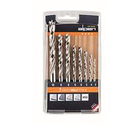 Alpen 600093100 8 Profi HSS PTM Dowel Drills, Grey, Set of 8 Piece