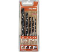 Alpen 600112100 TM 5 CV/HSS Machine Dowel Drills, Grey, 4/5/6/8/10 mm