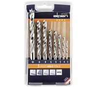 Alpen 600114100 Wood Twist Drill Set 5-Piece Heat Resistant 600°C
