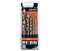 Alpen 63300005100 HSS-Co5 PCTM "Profi Holz" Dowel Drills, Grey