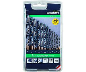 Alpen 811102100 Drill Bit Case "Sprint Master" TM, 0 V, Grey, 2-8 x 0.5 mm