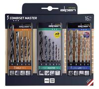 Alpen 0000811003100 Combiset Universal Drill Bit Set for Metal Sto...