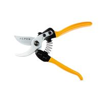 Alpen Gelbhorn 150 One Hand Pruning Secateurs Swiss Precison Chromed Japanese Steel Bypass Blade 20mm Cut Corrosion Resistant Easy Operated Thumb Catch Drop Forged Alloy Pruning Forestry Vineyard