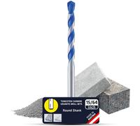 Alpen Granite Drill Bit 15/64" - Versatile Hammer Drill Bit Sets for PGM Certified Precision and Precise Dowel Holes - Durable Drill bit for Granite and Marble