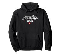 Alpen Mountain Panorama Ski Holiday Apres-Ski Gstaad Pullover Hoodie
