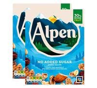 ALPEN MUESLI NO ADDED SUGAR SINGLE & MULTIBUY SWISS STYLE 560G
