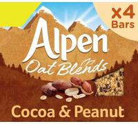 Alpen Oat Blends Cocoa & Peanut - 4 Cereal Bars (Pack of 10, Total 40)