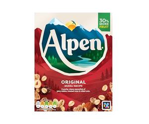Alpen Original Muesli, Breakfast, High in Fibre, Vegetarian, Low Sugar, 550g