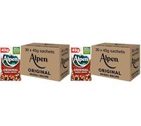 Alpen Original Muesli, Breakfast, High in Fibre, Vegetarian, Low Sugar, (Pack of 60) 45g