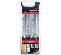 Hm Glass Drill 5, 6, 8mm with Bit Shaft 1/4", for Glass, Tiles, Porcelain