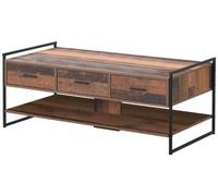 Alpena Rustic Oak 3 Drawer Coffee Table