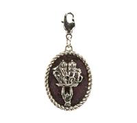 Alpenflüstern Oktoberfest AAH182 Costume Pendant Motif 2025 for Charivari or Costume Necklace (Antique Silver-Colour)