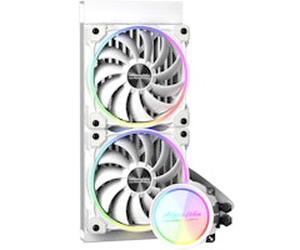 Alpenfohn Glacier Water 240 White High Speed ARGB CPU Water Cooler - 240mm