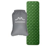 ALPENWERT® Outdoor Sleeping Set - Ultralight Sleeping Mat + Pump Bag 7.5 L - Inflatable Air Mattress + Compression Bag for Camping, Hiking & Trekking - Compact & Robust