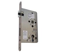 Alpertec 36053290 Mortise Lock for Fire Doors DIN Right for Fire Doors PZ Matte Stainless Steel 20 mm Round Square 9 mm