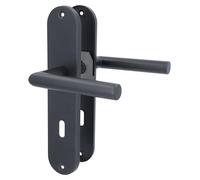 Alpertec Conte-LS Stainless Steel Cashmere Grey Renovation Set for Room Doors Door Handle Door Fittings