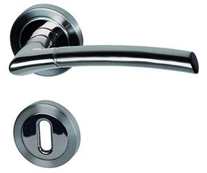 ALPERTEC Lena Two-Tone R - for Internal Doors Door Handle Set Door Fittings Door Handle, 32510733