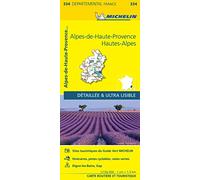 Alpes-de-Haute-Provence, Hautes-Alpes - Michelin Local Map 334 : Map