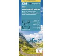 Alpes grande traversée - Route des grandes Alpes GR5 (89024): Grande Traversée des Alpes 1:220000 (TOP ITINERANCE)