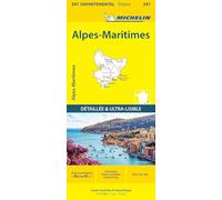 Michelin Local Map Alpes-Maritimes 341