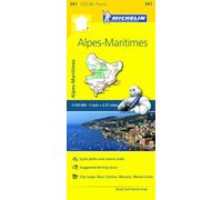 Alpes-Maritimes - Michelin Local Map 341: Map