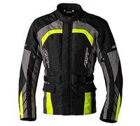Alpha 5 CE Mens Textile Jacket (Black / Flo Yellow - 44)