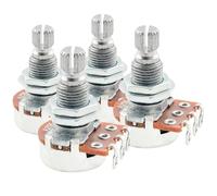 Alpha A25K Mini Metric Split Standard Shaft 9.5mm Audio Taper Pots 4 Pcs