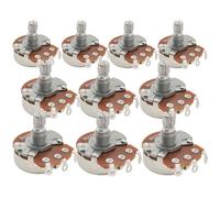 Alpha A500K Mini Pot Metric Solid Short Shaft 6.5mm Audio Taper Potentiometer for Electric Guitar Bass