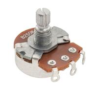 Alpha B250K Pot Metric Split Short Shaft 6.5mm Linear Taper Potentiometer for Electric Guitar Bass