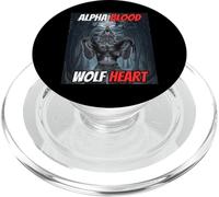 Alpha Blood Wolf Heart Funny Alpha Wolf Meme PopSockets PopGrip for MagSafe