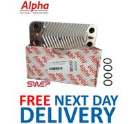 Alpha CD 28C/28X SWEP DHW 16-Plate Heat Exchanger 1.022221 - Genuine OEM Part