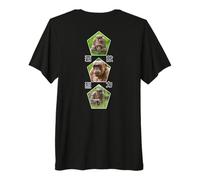 Alpha Chimpanzee Vertical Kanji Design Premium T-Shirt