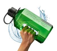 Alpha Designs | 2 Litre Water Bottle | 2.4l Large Drinks Water Jug | Gym, Holiday, Travel | Green