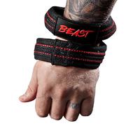 Alpha Designs | Beast Figure 8 Lifting Wrist Straps 35" / 89cm | Gym Weightlifting Support Wraps