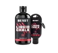 Alpha Designs Beast Liquid Chalk 250ml + 50ml Refillable Duo for Climbing Chalk, Gym Gifts, Gymnastics, Lifting, Pole Grip
