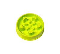 ALPHA DOG SERIES Non-Slip Maze Puzzle Bowl Slow Feeder Interactive Stop Bloat Stop Gas Improve Digestion Dog Bowl for Small and Medium Dogs (Green, Coral)