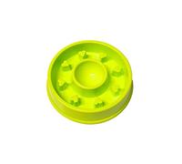 ALPHA DOG SERIES Non-Slip Maze Puzzle Bowl Slow Feeder Interactive Stop Bloat Stop Gas Improve Digestion Dog Bowl for Small and Medium Dogs (Green, Hearts)