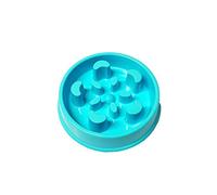 ALPHA DOG SERIES Non-Slip Maze Puzzle Bowl Slow Feeder Interactive Stop Bloat Stop Gas Improve Digestion Dog Bowl for Small and Medium Dogs (Blue, Coral)