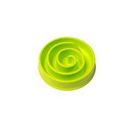 ALPHA DOG SERIES Non-Slip Maze Puzzle Bowl Slow Feeder Interactive Stop Bloat Stop Gas Improve Digestion Dog Bowl for Small and Medium Dogs (Green, Snail)