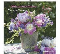 Alpha Edition - Blumenträume 2026 Brochure Calendar, 30 x 30 cm, Wall Calendar with Space for Notes and Appointments, High-Quality Picture Motifs, Moon Phases, etc. and Holiday Dates DE/AT/CH: Lovely