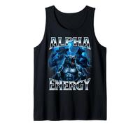 Alpha Energy Wolf Meme Cringe Weird Funny Men Women Tank Top