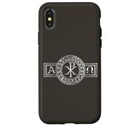 Alpha et Omega Chi and Rho XP Jesus Christ Christian Symbol Case for iPhone X/XS