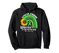 Alpha Gal Syndrom Shirts, Sunflower Rainbow Awareness Pullover Hoodie