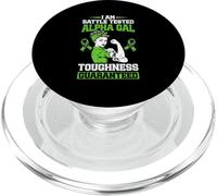 Alpha Gal Syndrome Warrior PopSockets PopGrip for MagSafe