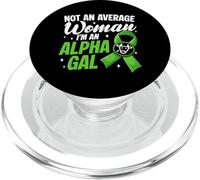Alpha Gal Syndrome Warrior PopSockets PopGrip for MagSafe