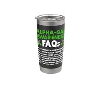 Alpha Gal Syndrome Warrior Stainless Steel Insulated Tumbler